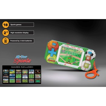 My Arcade PIXEL POCKET PRO ALL-STAR SPORTS(18 GAMES IN 1)