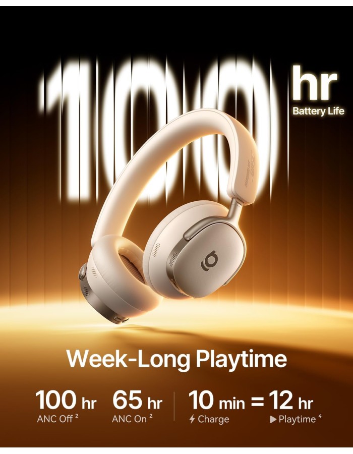 Baseus Headphones Over Ear, ANC, Dolby Audio, Hi-Res Audio, 100H Playtime, Inspire XH1 By BOSE White Baseus Headphones Over Ear, ANC, Dolby Audio, Hi-Res Audio, 100H Playtime, Inspire XH1 By BOSE White