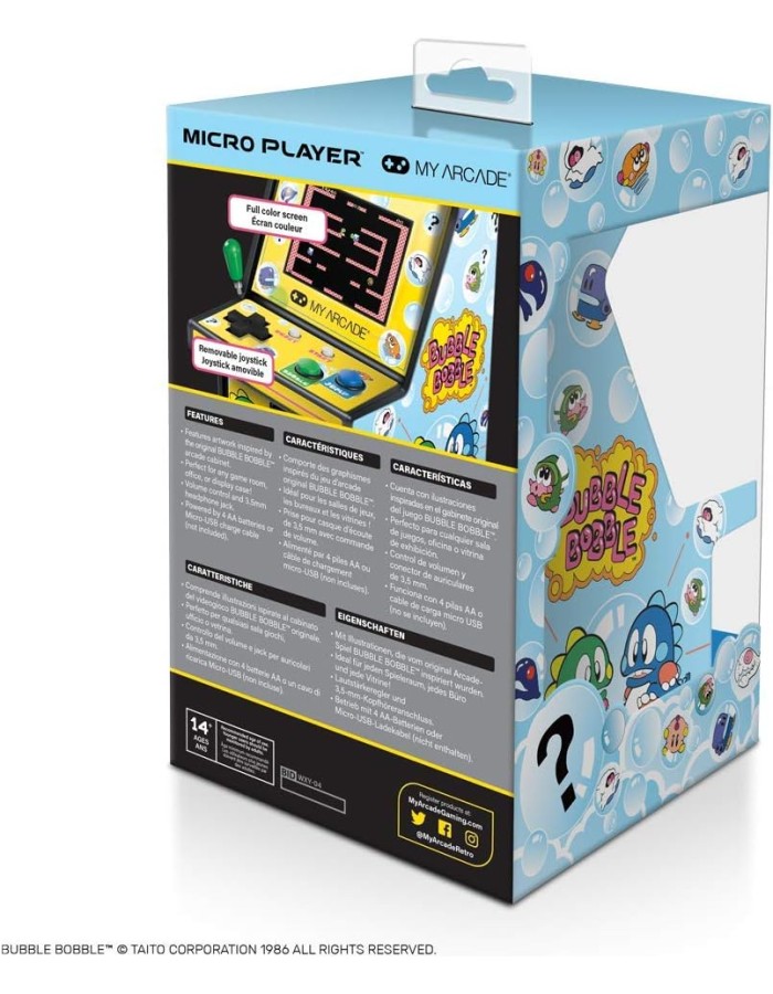My Arcade MICRO PLAYER BUBBLE BOBBLE