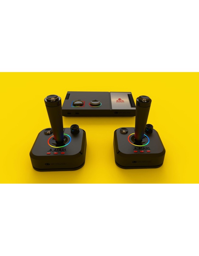 My Arcade GAMESTATION PRO ATARI, Wireless Joysticks, RGB LED Lights, With 200+ Games