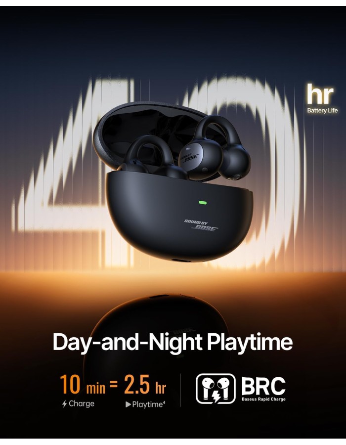 Baseus Headphones Open Ear Inspire XC1 BY BOSE Open-Ear Black Baseus Headphones Open Ear Inspire XC1 BY BOSE Open-Ear Black