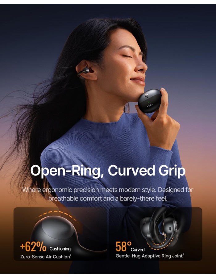 Baseus Headphones Open Ear Inspire XC1 BY BOSE Open-Ear Black Baseus Headphones Open Ear Inspire XC1 BY BOSE Open-Ear Black