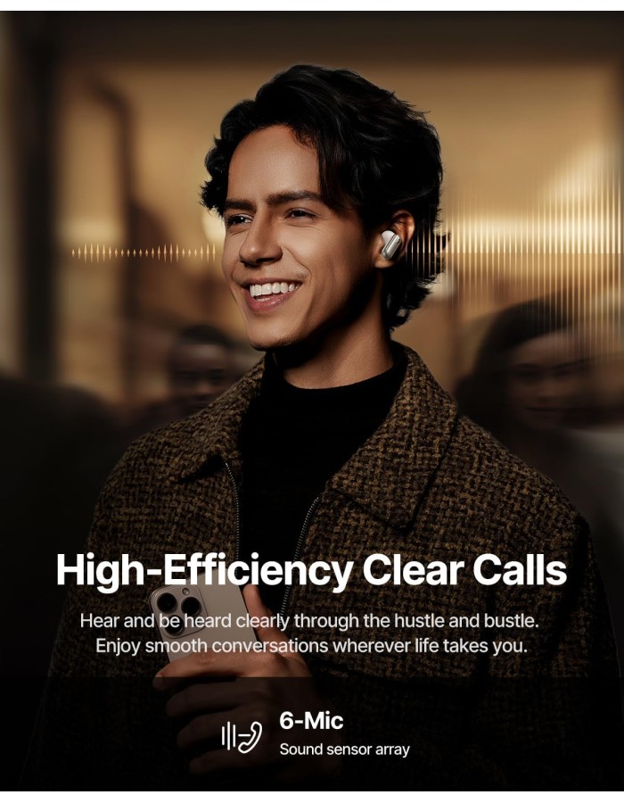 Baseus Headphones In Ear TWS, ANC, Dolby Audio, 45H Playtime, Inspire XP1 By BOSE White Baseus Headphones In Ear TWS, ANC, Dolby Audio, 45H Playtime, Inspire XP1 By BOSE White