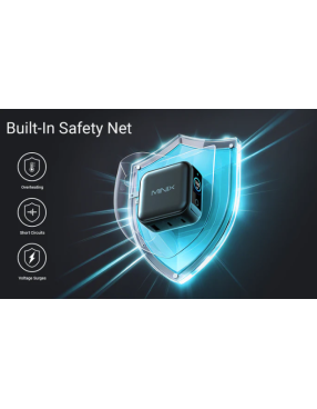 MINIX GaN Wall Charger 100W 2x USB-C/1xUSB-A with LED NEO P3 PRO MINIX GaN Wall Charger 100W 2x USB-C/1xUSB-A with LED NEO P3 PRO