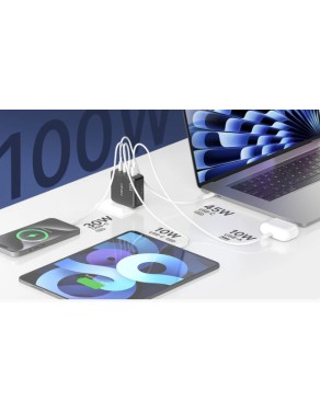 MINIX GaN Wall Charger 100W 3xUSB-C/1xUSB-A NEO P100