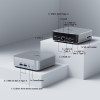 GEEKOM A6 Mini PC AMD Ryzen7 6800 16GB DDR5, 1TB NVMe, 2.5GbE, HDMI/USB-C, Win11 Pro