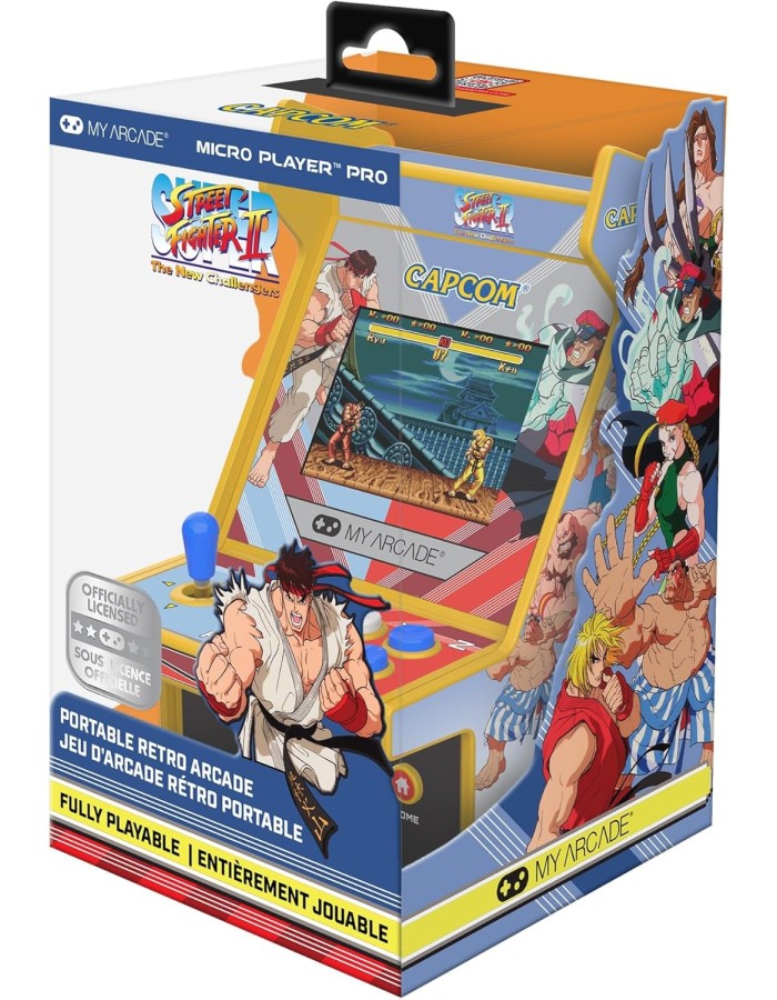 My Arcade MICRO PLAYER PRO SUPER STREET FIGHTER II (2 GAMES IN 1) My Arcade MICRO PLAYER PRO SUPER STREET FIGHTER II (2 GAMES IN 1)
