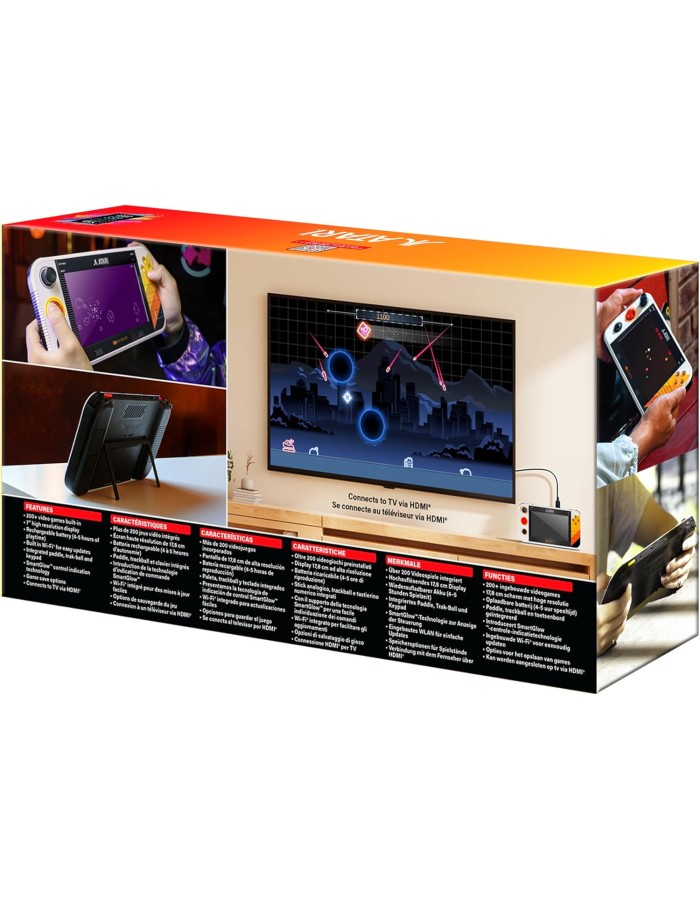 My Arcade GAMESTATION GO ATARI, Wifi, Rechargeable Battery, Over 200+ Preloaded Retro Video Games