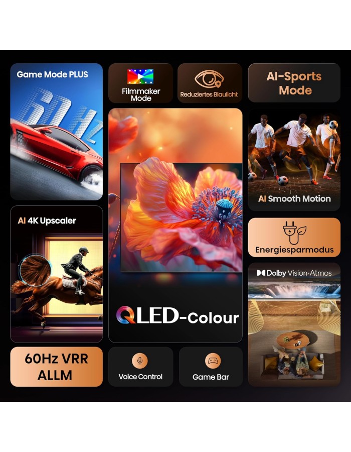 Hisense 85E7Q 85'' 4K Smart QLED TV