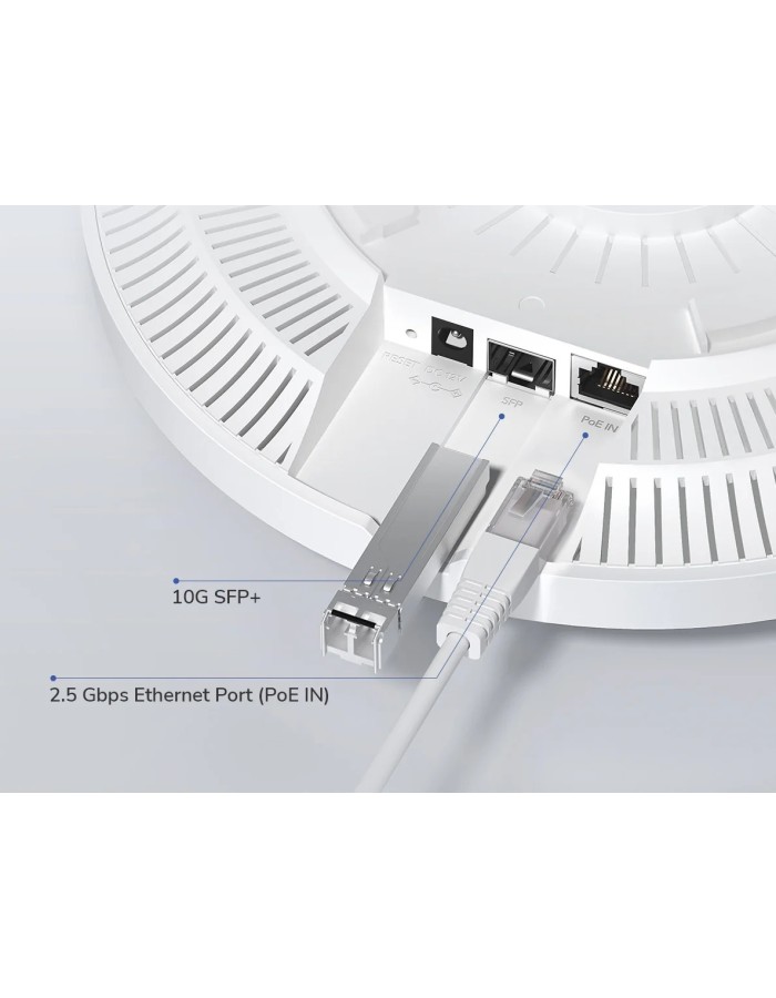Cudy Access Point Ceiling BE11000 Tri-Band Wi-Fi 7 2.5G Access Point with 10G SFP+ AP11000 Cudy Access Point Ceiling BE11000 Tri-Band Wi-Fi 7 2.5G Access Point with 10G SFP+ AP11000