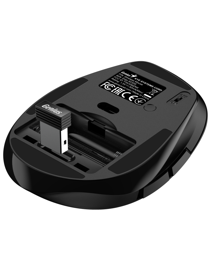 Genius Mouse Wireless Silent Ergonomic Ergo 8230S Black Genius Mouse Wireless Silent Ergonomic Ergo 8230S Black