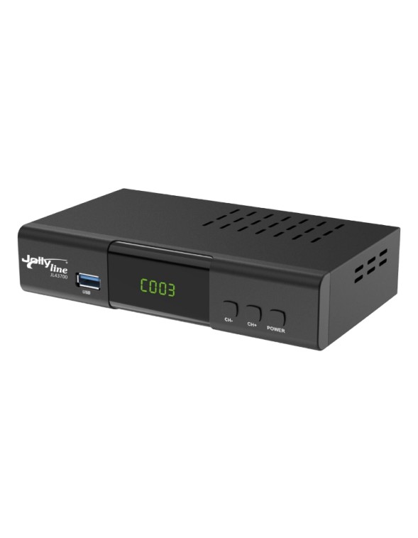 GBC JollyLine JL43700 Full HD DVB-T2 Set Top Box Receiver GBC JollyLine JL43700 Full HD DVB-T2 Set Top Box Receiver