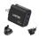Unitek Charge Wall 35W 1xUSB-C PD & 1xQC 3.0 UK/EU/US Black P1119A