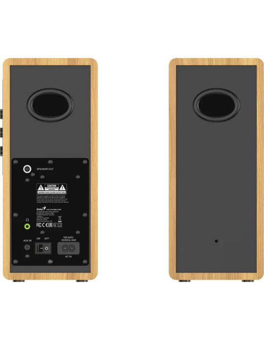 Genius PC Speakers Pine Wood 45 Watts Bluetooth SP-HF1220BT Genius PC Speakers Pine Wood 45 Watts Bluetooth SP-HF1220BT