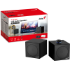 Genius PC Speakers 2.0 USB Audio 4W RMS USB-A+C SP-HF300U Black Genius PC Speakers 2.0 USB Audio 4W RMS USB-A+C SP-HF300U Black