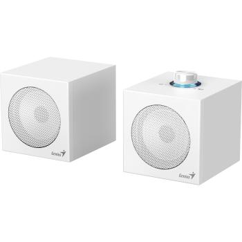 Genius PC Speakers 2.0 USB Audio 4W RMS USB-A+C SP-HF300U White Genius PC Speakers 2.0 USB Audio 4W RMS USB-A+C SP-HF300U White