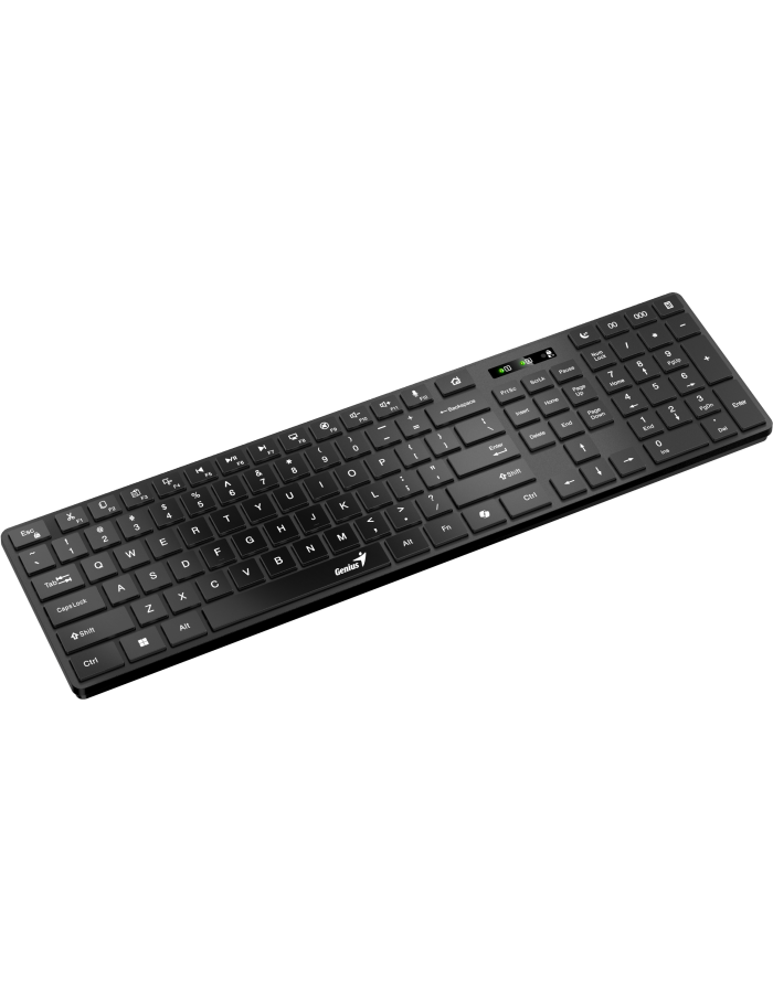 Genius Keyboard Wireless & BT AI Hot Keys SlimStar 7250BT Black English Genius Keyboard Wireless & BT AI Hot Keys SlimStar 7250BT Black English