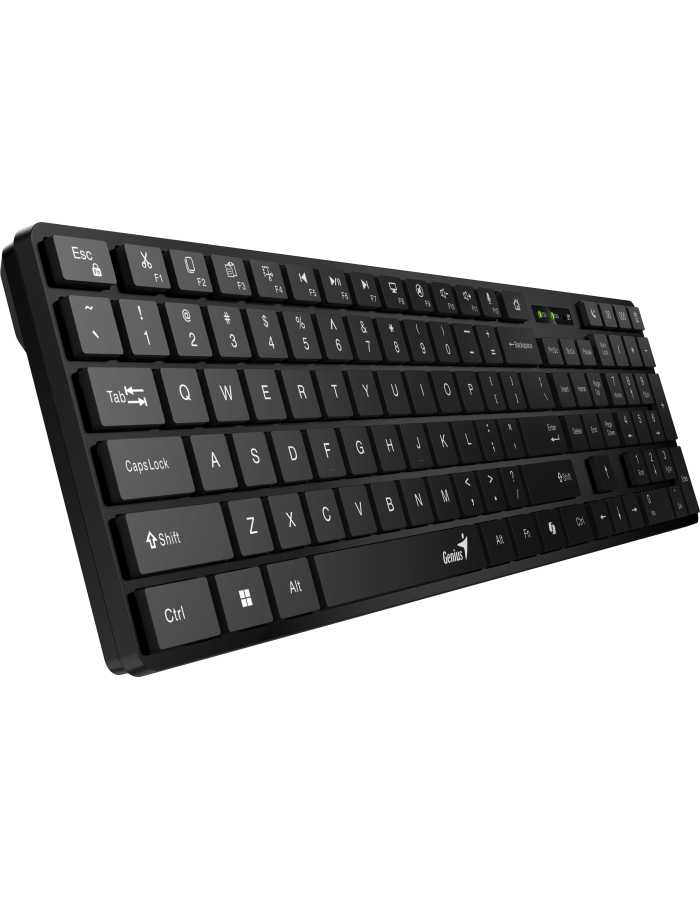 Genius Keyboard Wireless & BT AI Hot Keys SlimStar 7250BT Black English Genius Keyboard Wireless & BT AI Hot Keys SlimStar 7250BT Black English