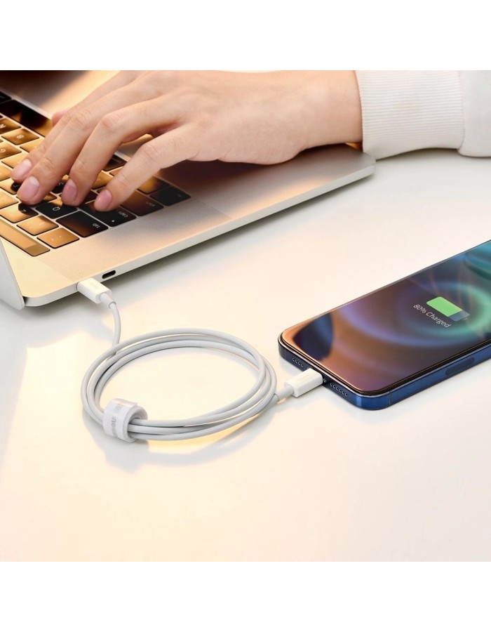 Baseus Cable Lightning to USB-C Superior Series 1.5m White Baseus Cable Lightning to USB-C Superior Series 1.5m White