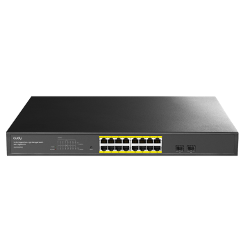 Cudy Switch PoE Gigabit Cloud Easy-Managed 16PoE with 2 SFP 200W GS1016EPS2