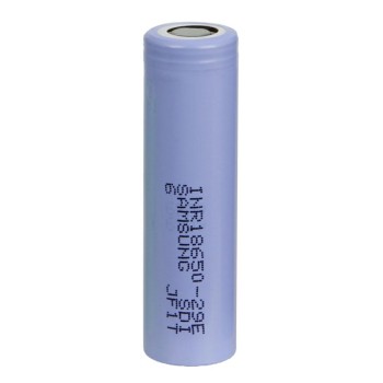 Samsung INR18650-29E 18650 Flat Top Lithium Battery 3.6V 2900mAh for Professional Use