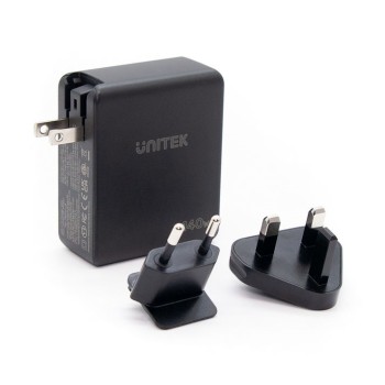 Unitek P1115A 140W GaN Charger 2xUSB-C 1xUSB-A Max 140W Charging Power