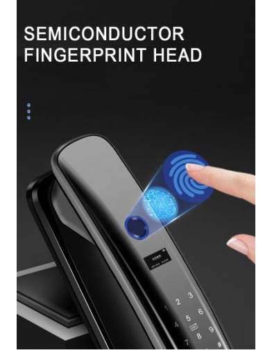 Zudsec Standalone Door Lock Metal With Fingerprint and Key-WiFi