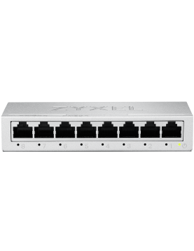 Zyxel Switch Gigabit Ethernet 8-Port Metal with QoS UK Plug GS-108BV5 Zyxel Switch Gigabit Ethernet 8-Port Metal with QoS UK Plug GS-108BV5