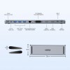 Unitek USB-C Hub Docking Station 11in1 USB3.0 2xHDMI/1xDVI/Gb Lan/Audio/PD100W D1147A Unitek USB-C Hub Docking Station 11in1 USB3.0 2xHDMI/1xDVI/Gb Lan/Audio/PD100W D1147A