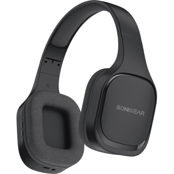 SonicGear Headphones Bluetooth Fabric + Foldable AIRPHONE 7 Graphite