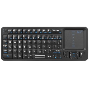 Rii Mini Keyboard Wireless 2.4GHz & Bluetooth with Touchpad K06