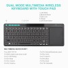 Rii Mini Keyboard Wireless 2.4GHz & Bluetooth with Large Touchpad & Media Keys RGB RT518S Rii Mini Keyboard Wireless 2.4GHz & Bluetooth with Large Touchpad & Media Keys RGB RT518S