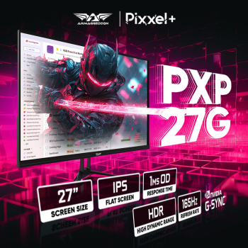 Armaggeddon Gaming Monitor 27'' Slim Frame FHD IPS 165Hz 1ms PXP27G Black Armaggeddon Gaming Monitor 27'' Slim Frame FHD IPS 165Hz 1ms PXP27G Black