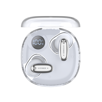 SonicGear Earphones Bluetooth ANC+Display EarPump Jewel Q3 White