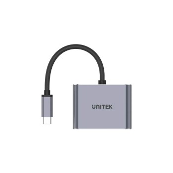 Unitek Converter USB-C to HDMI 4K60Hz + VGA with MST V1126A