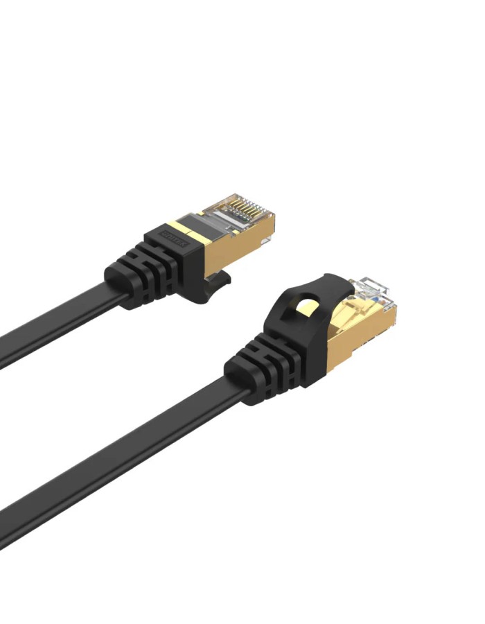 Unitek Network Patch Cable CAT7 Flat SSTP CU Black 5.0m C1897BK-5M Unitek Network Patch Cable CAT7 Flat SSTP CU Black 5.0m C1897BK-5M
