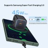 Unitek Charge Wall GaN 45W USBCx2 UK P1129 Black Unitek Charge Wall GaN 45W USBCx2 UK P1129 Black