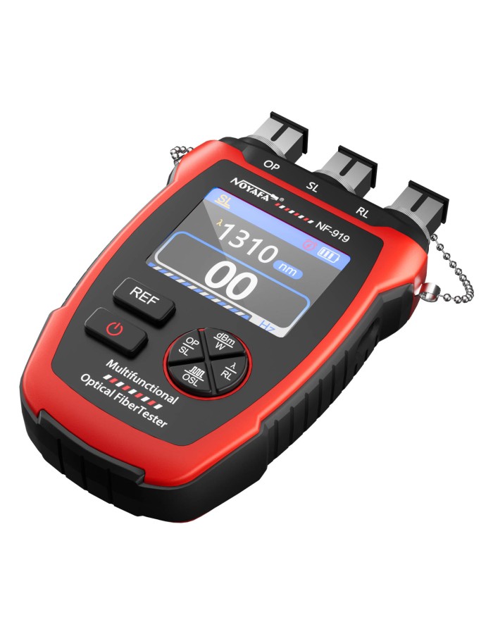 Noyafa Multifunctional Optical Fiber Tester Integrated Optical Power Meter, Light Source, and VFL NF-919 Noyafa Multifunctional Optical Fiber Tester Integrated Optical Power Meter, Light Source, and VFL NF-919