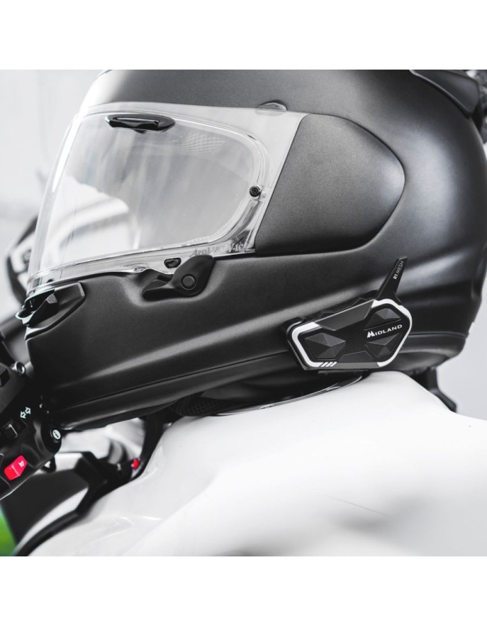 Midland Moto Intercom R1 Mesh Hybrid BT & Mesh Helmet Headset (twin)