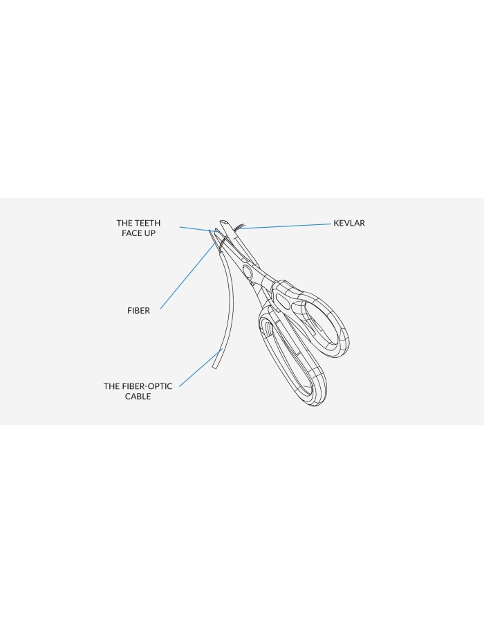 Lanberg Fiber Optic Scissors for Cutting Kevlar/Aramid NT-0106