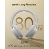 Baseus Headphones Over Ear ANC, LDAC, Spatial Acoustics, 80-Hour Battery, MH1 Frosted Gray Baseus Headphones Over Ear ANC, LDAC, Spatial Acoustics, 80-Hour Battery, MH1 Frosted Gray