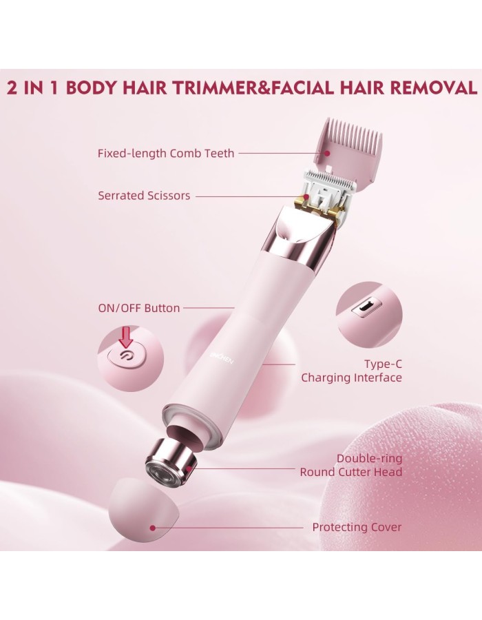 Enchen Body Hair Trimmer A4 USB-C 400mAh Pink