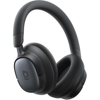 Baseus Headphones Over Ear ANC, LDAC, Spatial Acoustics, 80-Hour Battery, MH1 Black