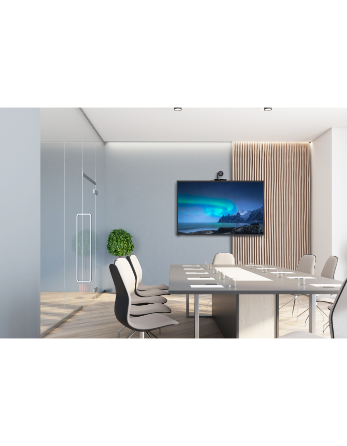Yealink Video Conferecing Camera 4K Dual-Eye Intelligent Tracking for Medium and Large Rooms UVC86 Black