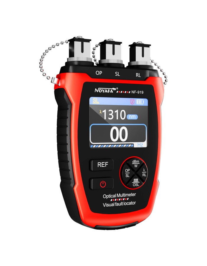 Noyafa Multifunctional Optical Fiber Tester Integrated Optical Power Meter, Light Source, and VFL NF-919 Noyafa Multifunctional Optical Fiber Tester Integrated Optical Power Meter, Light Source, and VFL NF-919