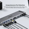 Unitek USB-C Hub Docking Station 11in1 USB3.0 2xHDMI/1xDVI/Gb Lan/Audio/PD100W D1147A Unitek USB-C Hub Docking Station 11in1 USB3.0 2xHDMI/1xDVI/Gb Lan/Audio/PD100W D1147A