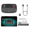 Rii Mini Keyboard Wireless 2.4GHz & Bluetooth with Touchpad, Scrollwheel, Media & L/R Keys i4 Rii Mini Keyboard Wireless 2.4GHz & Bluetooth with Touchpad, Scrollwheel, Media & L/R Keys i4