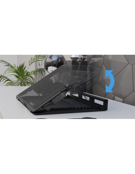Natec TERN 2 PLUS Laptop Cooling Stand 12.1-17.3" with Adjsutable Fan Position & Speed Natec TERN 2 PLUS Laptop Cooling Stand 12.1-17.3" with Adjsutable Fan Position & Speed