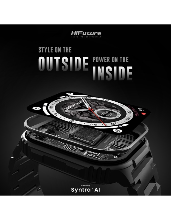HiFuture Luxury Sport SmartWatch ULTRA 3 Pro Stainless Steel AMOLED Black HiFuture Luxury Sport SmartWatch ULTRA 3 Pro Stainless Steel AMOLED Black