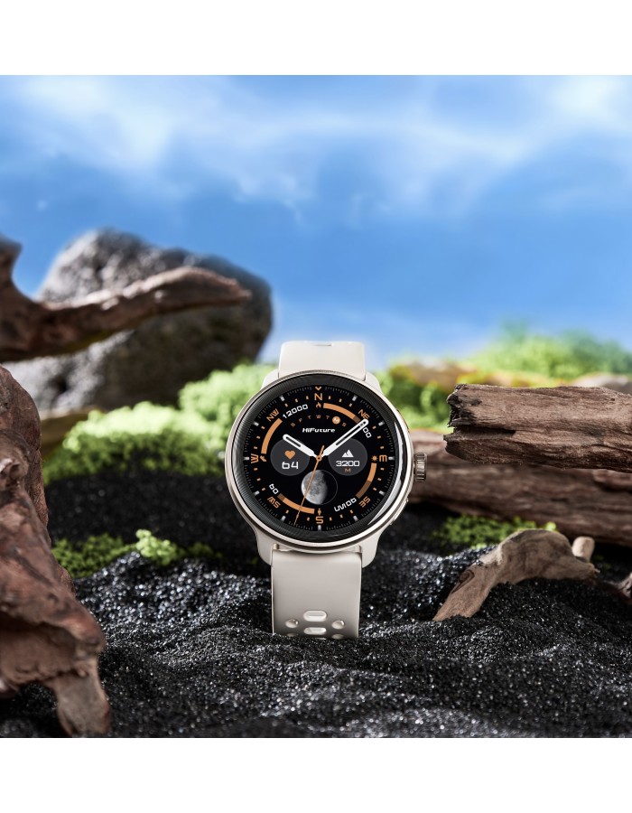 HiFuture Adventure GPS SmartWatch with AMOLED VELA Latte HiFuture Adventure GPS SmartWatch with AMOLED VELA Latte
